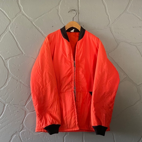 Men’s Orange Lightweight Jacket - Picture 1 of 6
